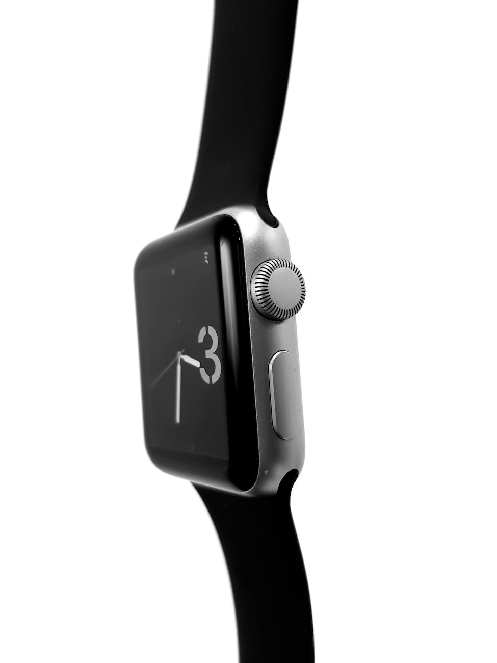 black wristwatch on white background mejores-regalos-tecnologicos
